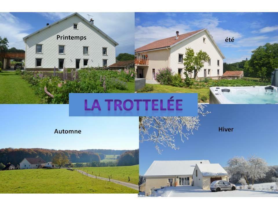 Chambres Et Table D'Hotes La Trottelee Bellefontaine  Exteriör bild